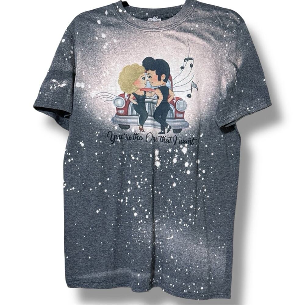 GILDAN women’s medium Grease You’re the One that I want graphic short sleeve t - Picture 9 of 11